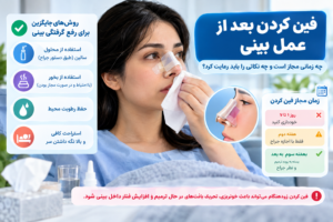 فین کردن بعد از عمل بینی و روش‌های جایگزین برای رفع گرفتگی بینی
