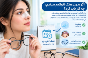 راه‌های جایگزین عینک بعد از عمل بینی